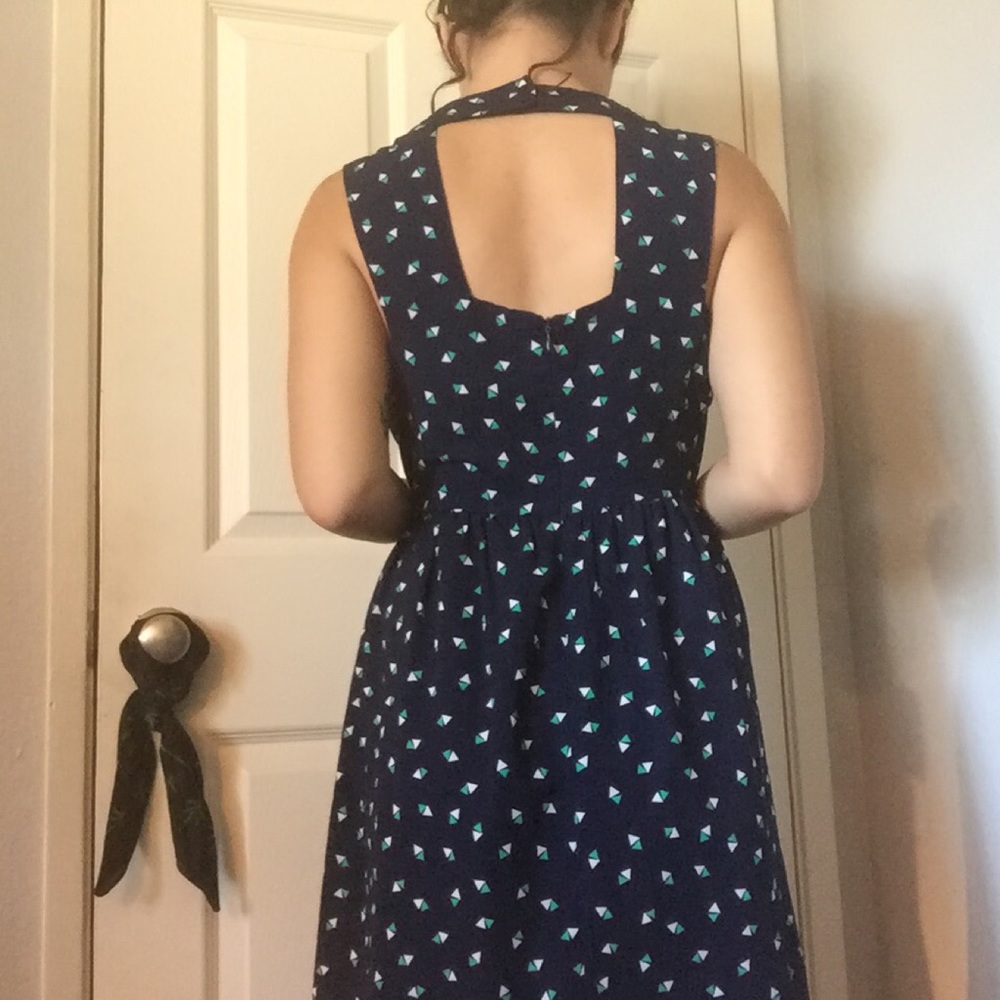 blue mod sundress